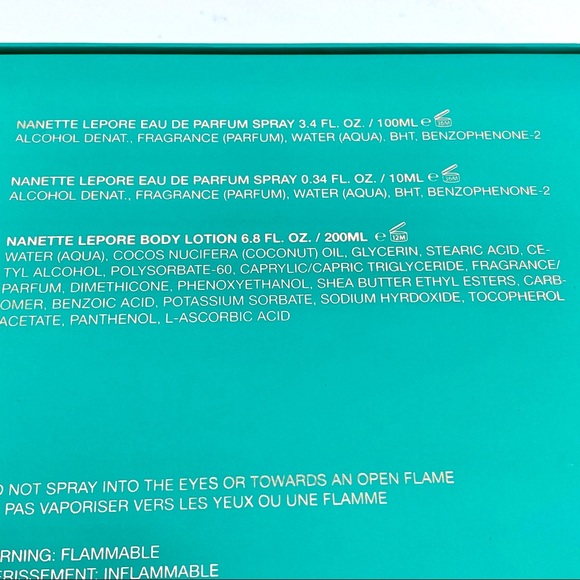 NIB Nanette Lepore Signature For Her 3-Pc Gift Set - Picture 8 of 10